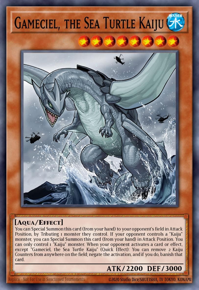 Gameciel, the Sea Turtle Kaiju #OP02-EN004