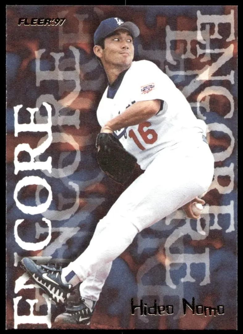 Hideo Nomo 1997 fleer Fleer