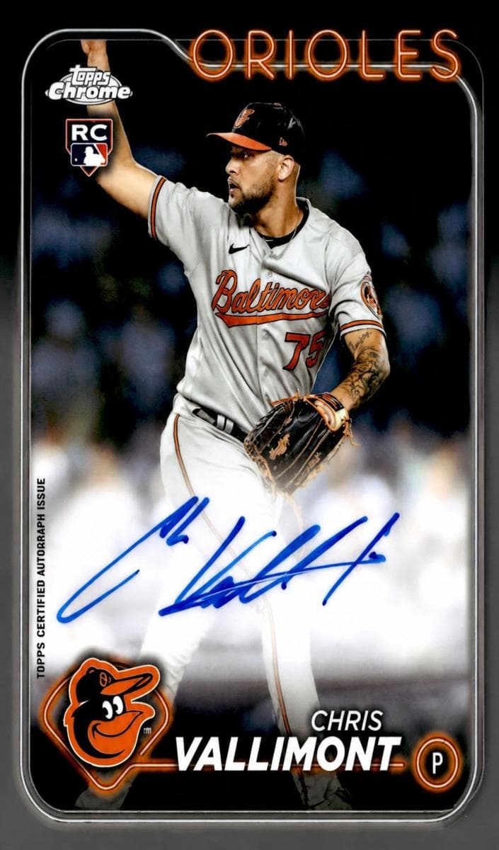 Chris Vallimont trading card