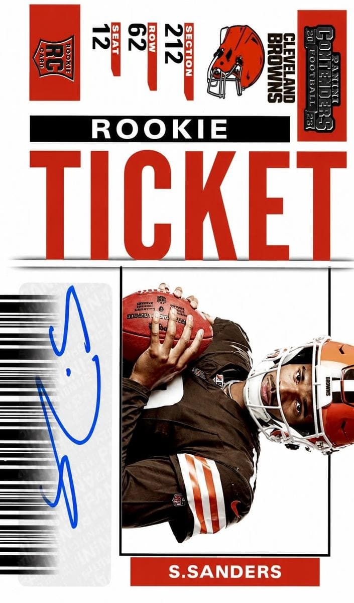 Shedeur Sanders 2025 panini Panini Honors