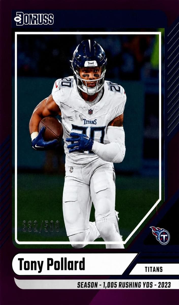 Tony Pollard 2024 panini Panini Donruss
