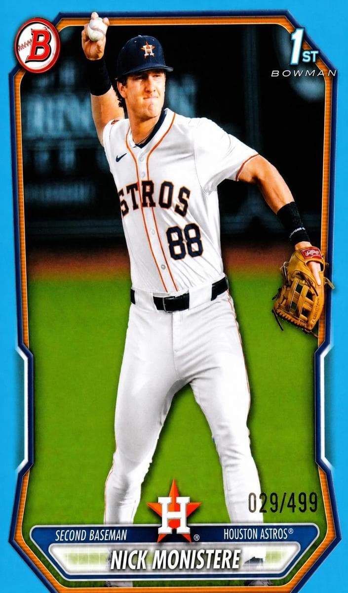 Nick Monistere trading card