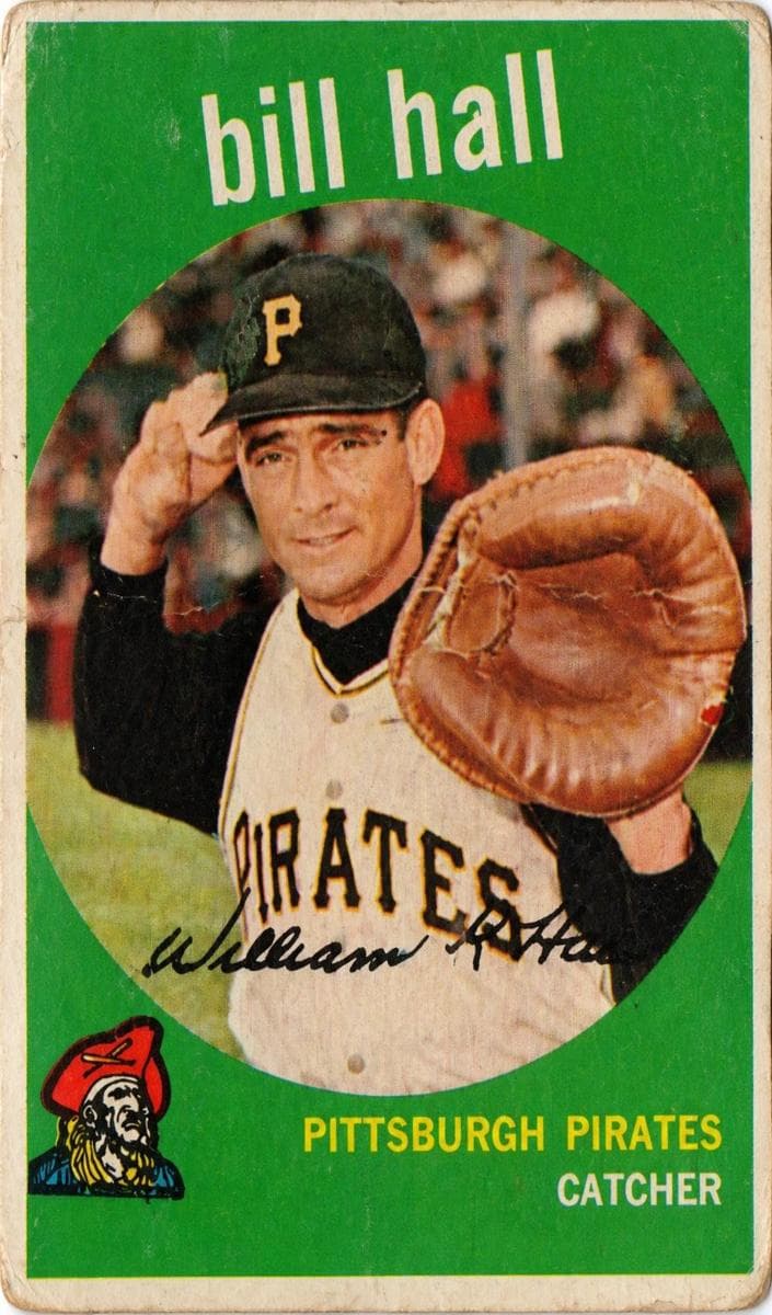Bill Hall 1959 topps Topps Venezuelan