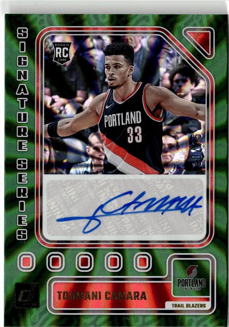 Toumani Camara 2023 panini Donruss