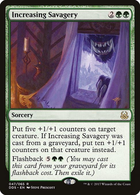 Increasing Savagery 2012 Magic: The Gathering Dark Ascension