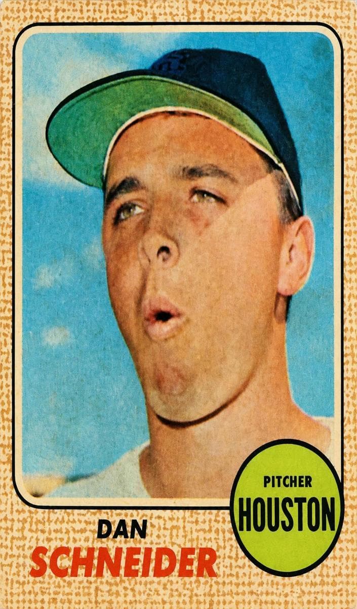 Dan Schneider 1968 topps Topps Venezuelan