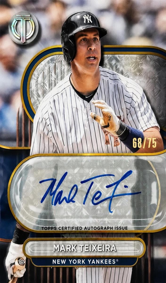 Mark Teixeira trading card