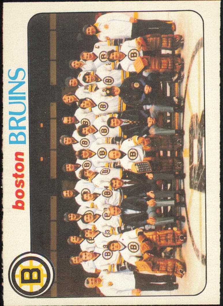 Boston Bruins 1978 topps O-Pee-Chee
