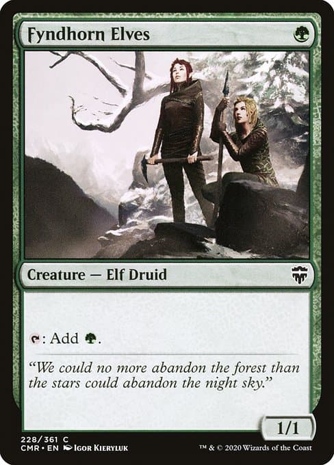 Fyndhorn Elves 2020 Magic: The Gathering Commander Legends