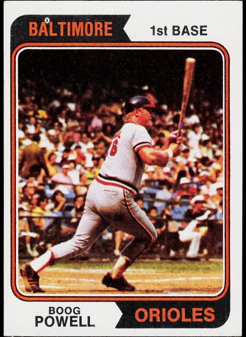 Boog Powell 1974 topps Topps