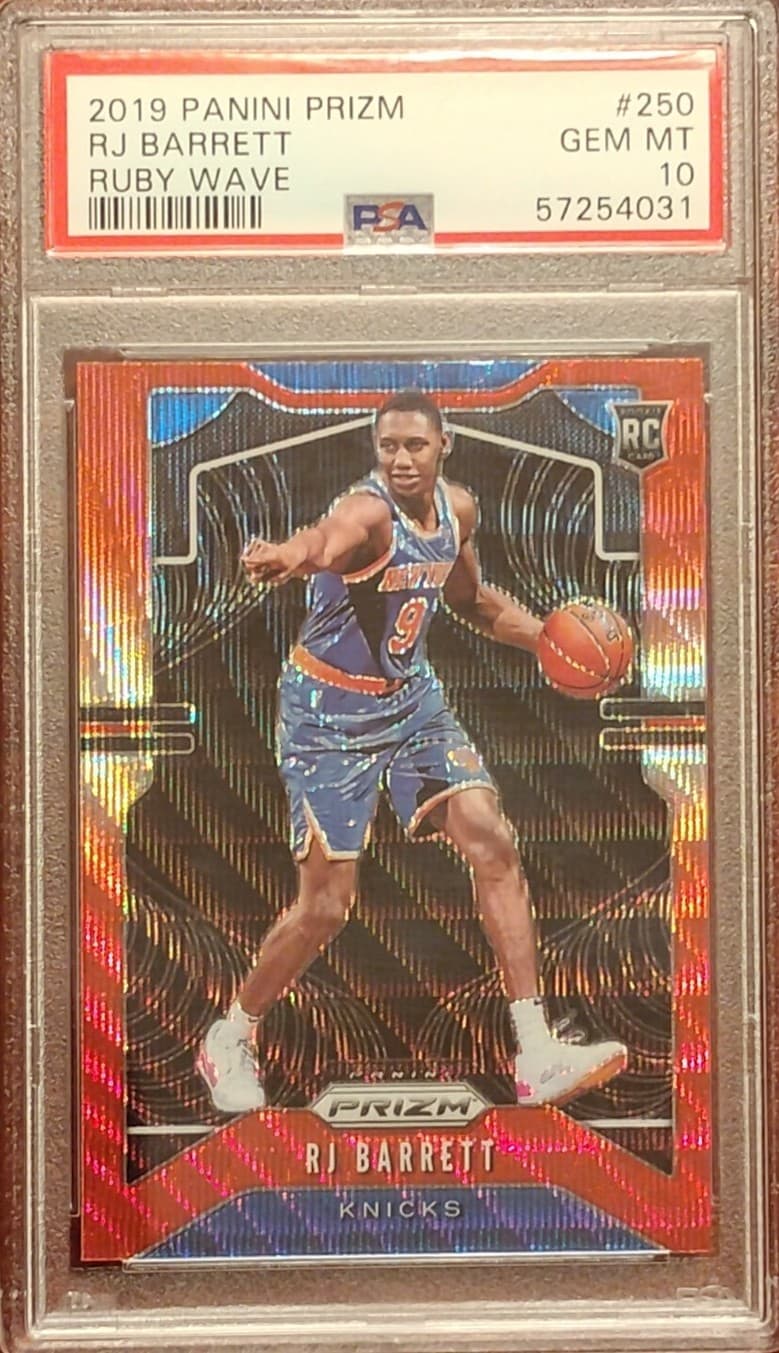BASKETBALL RJ BARRETT RUBY WAV 2019 Panini Prizm
