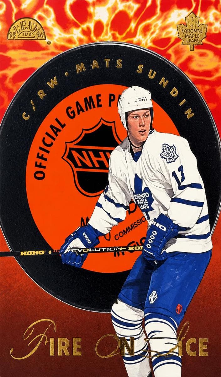 Mike Vernon 1995 leaf Leaf