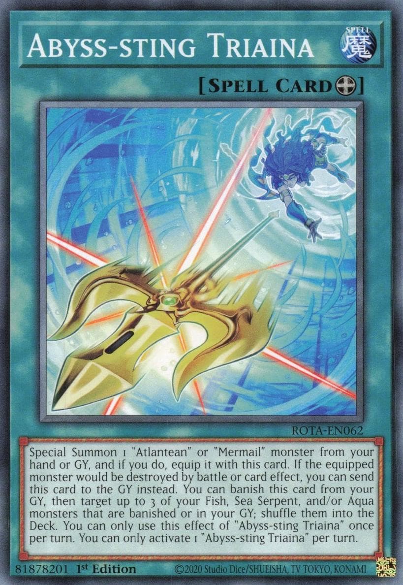 Abyss-sting Triaina 2024 Yu-Gi-Oh! Rage of the Abyss