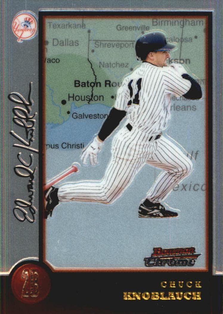 Chuck Knoblauch 1998 bowman Bowman Chrome