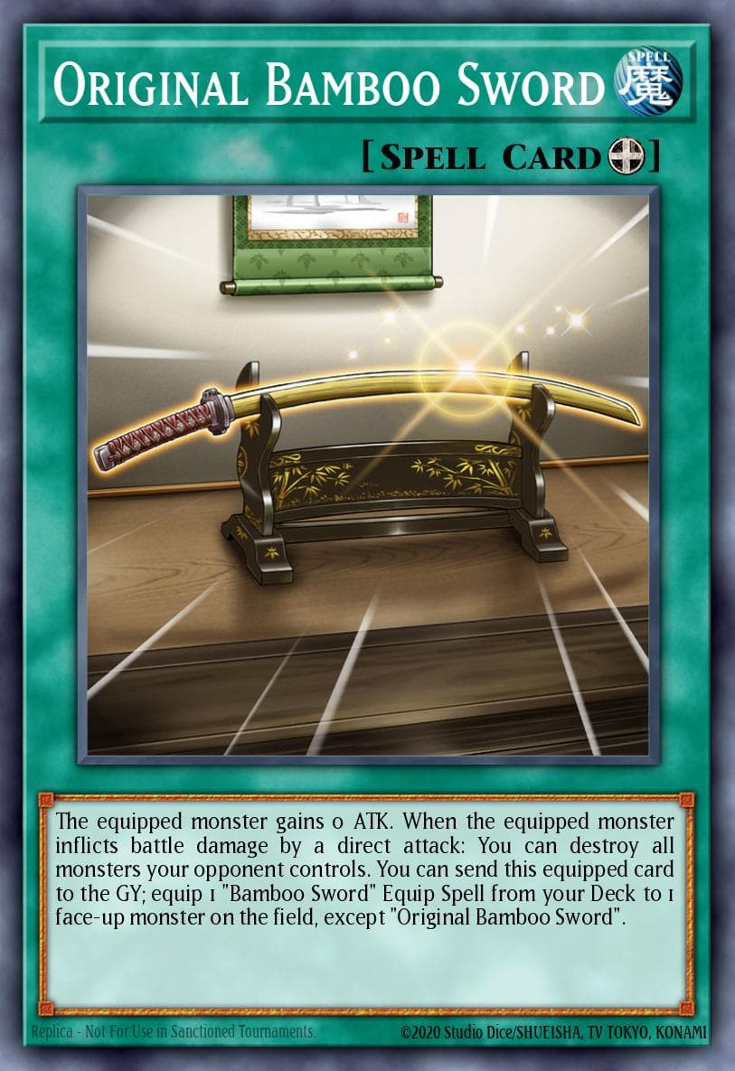Original Bamboo Sword 2025 Yu-Gi-Oh! Tournament Pack 29