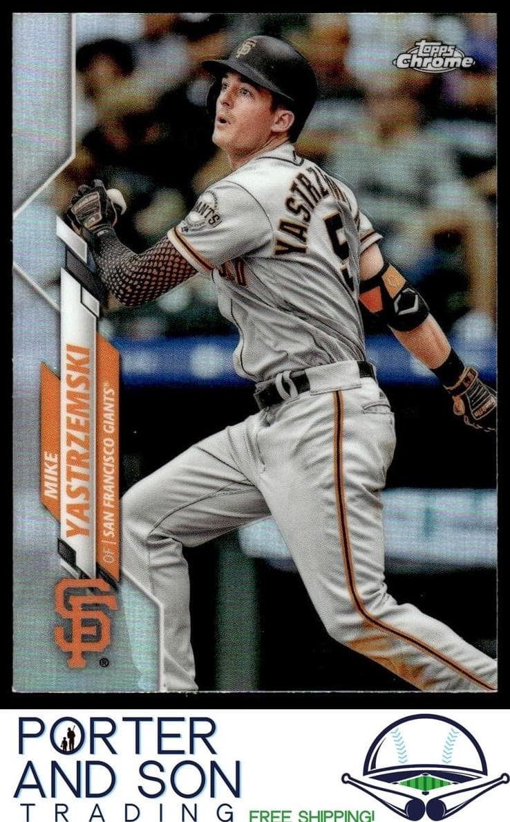 Mike Yastrzemski 2020 topps Topps Chrome