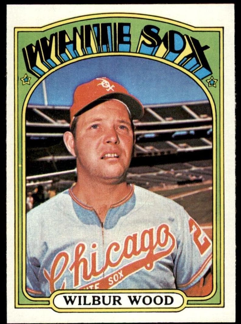 Wilbur Wood 1972 topps Topps