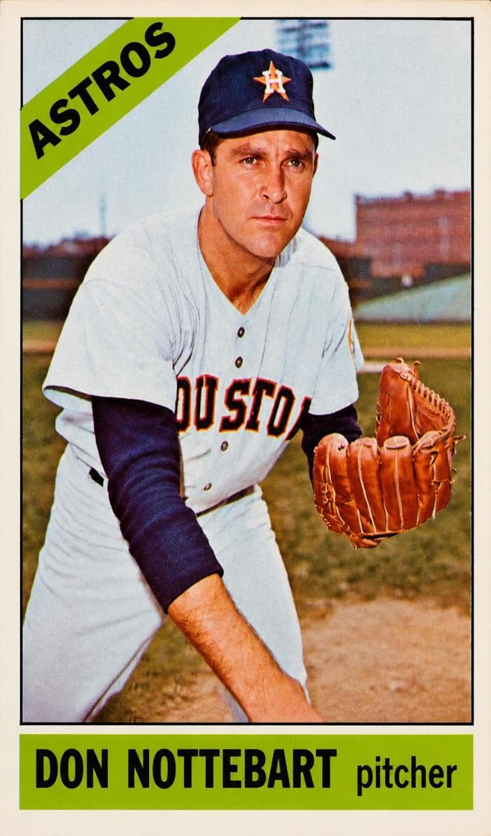 Don Nottebart 1966 topps O-Pee-Chee