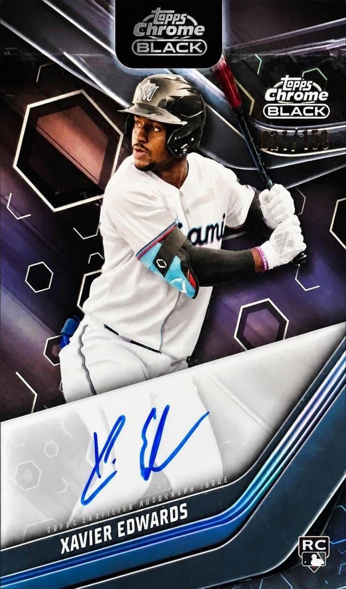 Xavier Edwards trading card