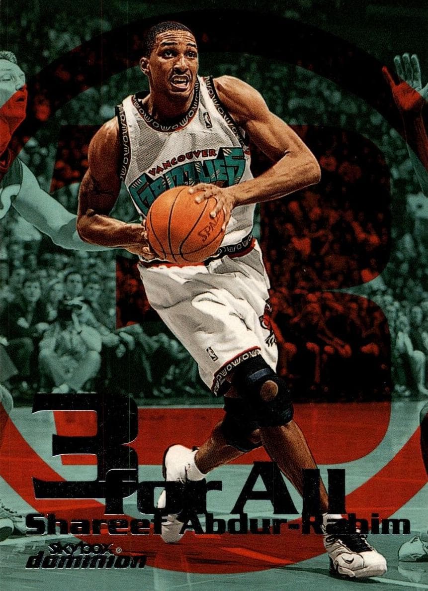 Shareef Abdur-Rahim 1999 skybox Dominion