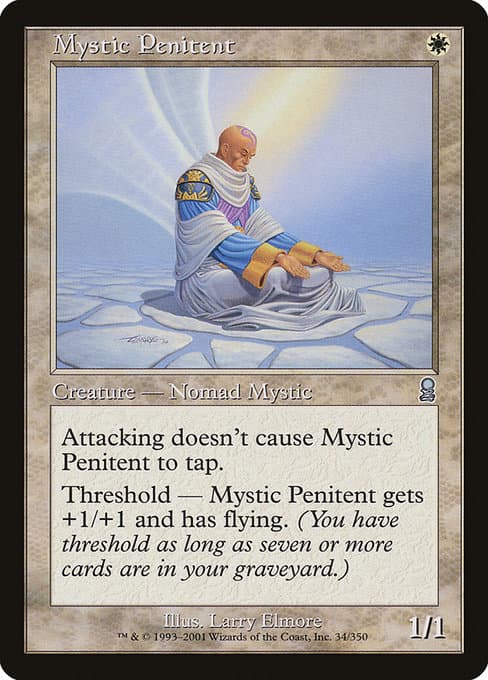 Mystic Penitent 2001 Magic: The Gathering