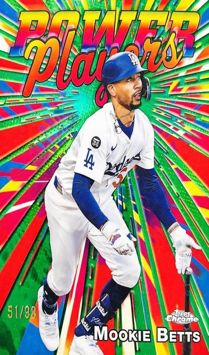 Mookie Betts 2025 topps Topps Chrome Update