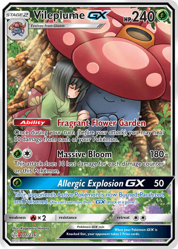 Vileplume GX #211