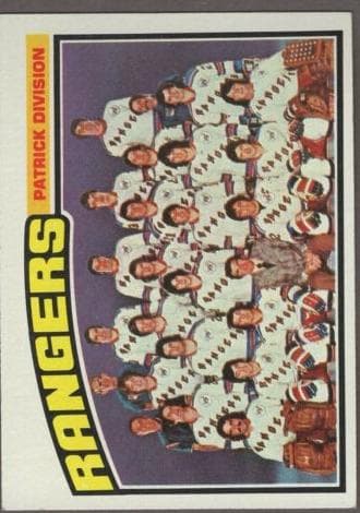 New York Rangers 1976 topps Topps