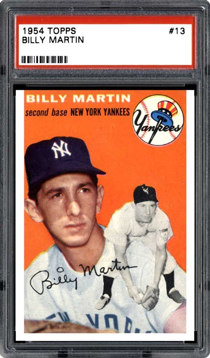 Billy Martin 1954 topps Topps Canadian