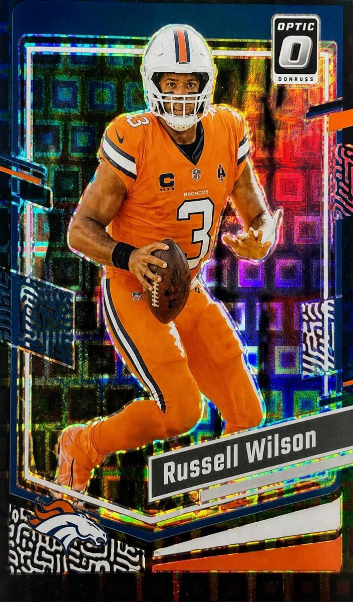 Russell Wilson 2023 panini Donruss Optic