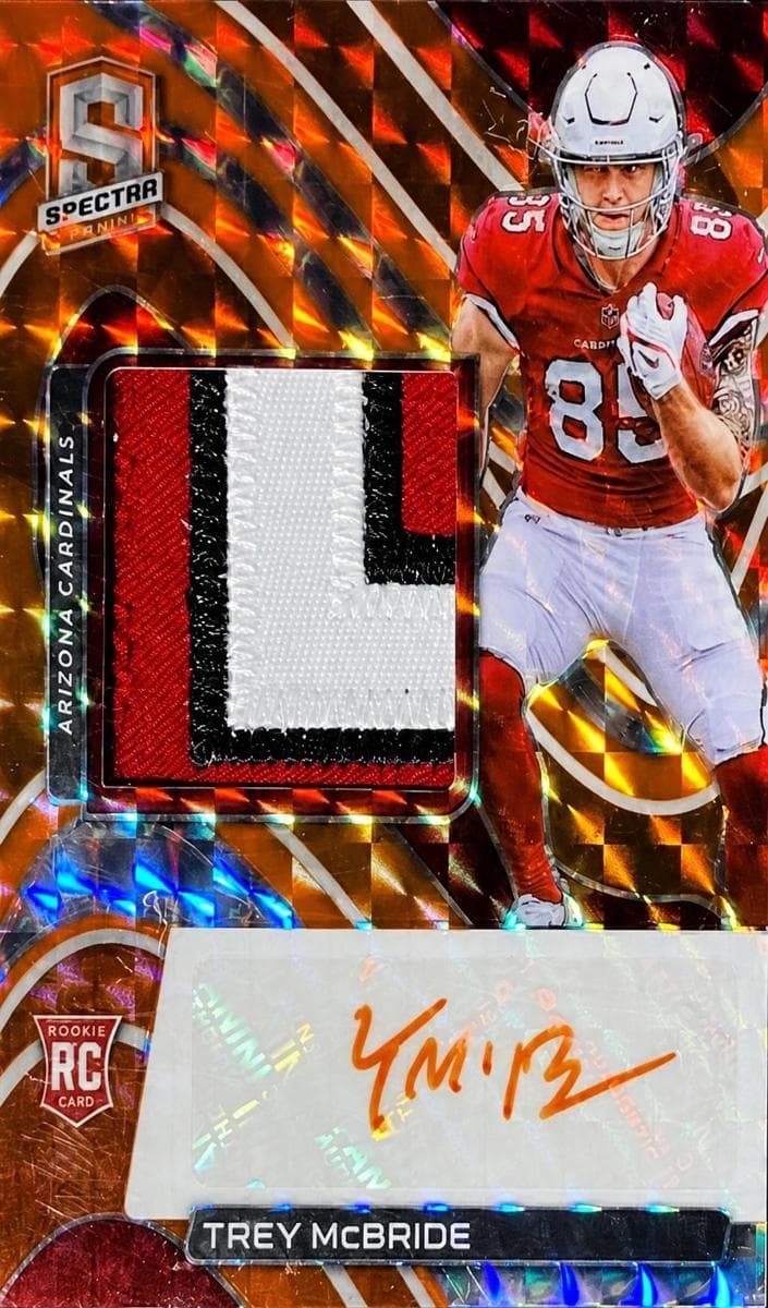 Trey McBride 2022 panini Panini Spectra