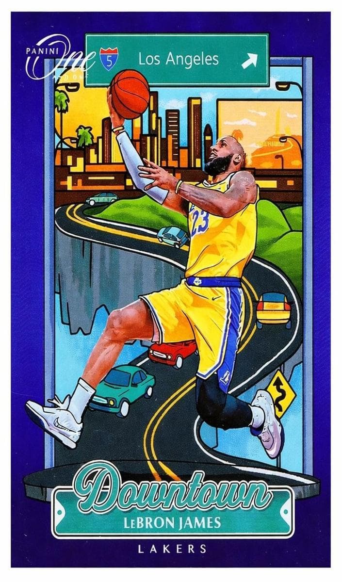 LeBron James 2024 panini Panini One and One