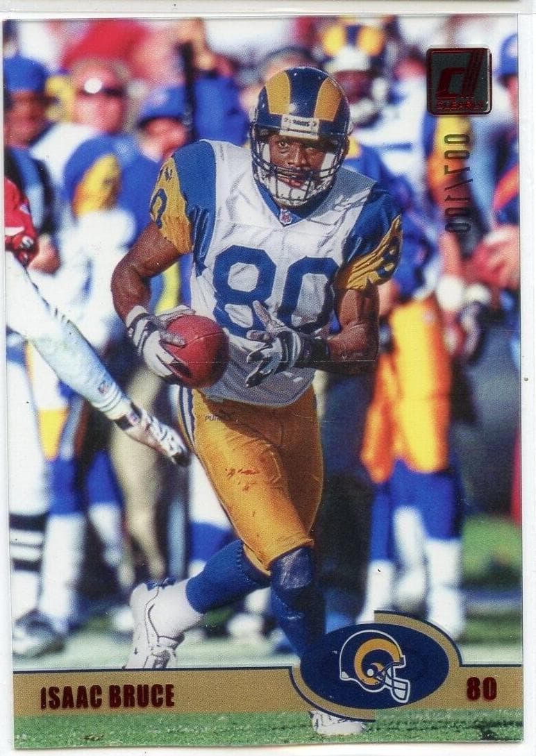Isaac Bruce 2023 panini Clearly Donruss