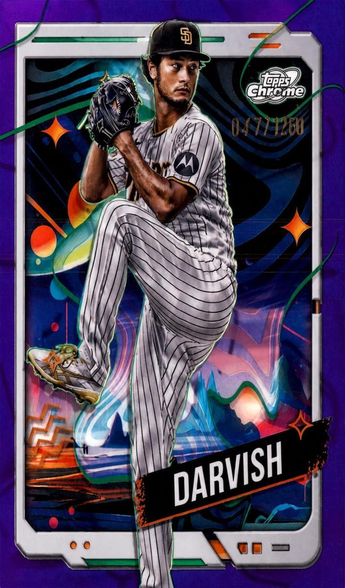 Yu Darvish 2024 topps Topps Cosmic Chrome
