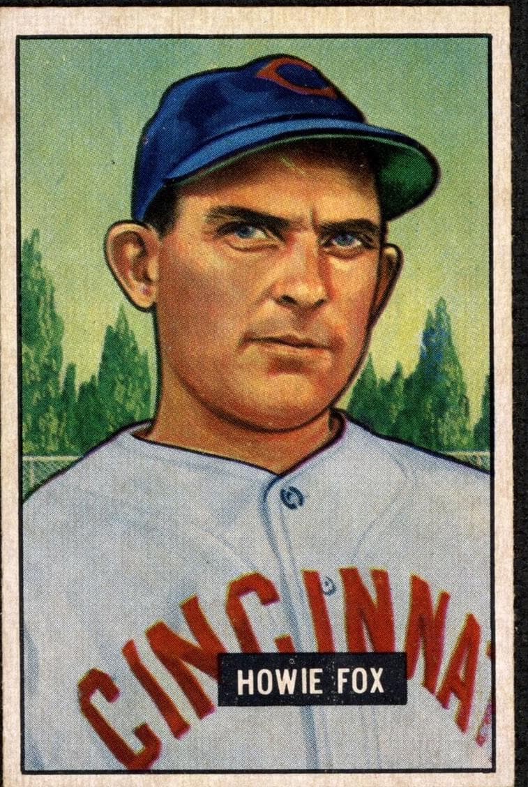 Howie Fox 1951 bowman Bowman
