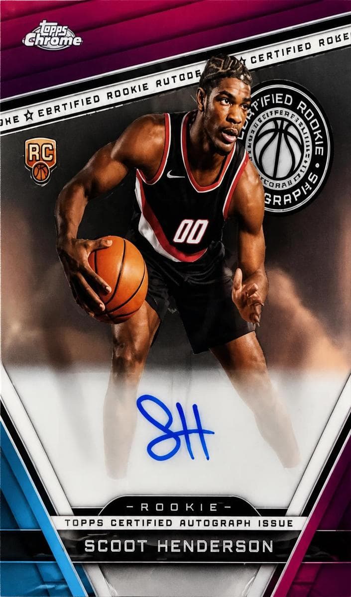 Scoot Henderson 2023 topps Topps Chrome