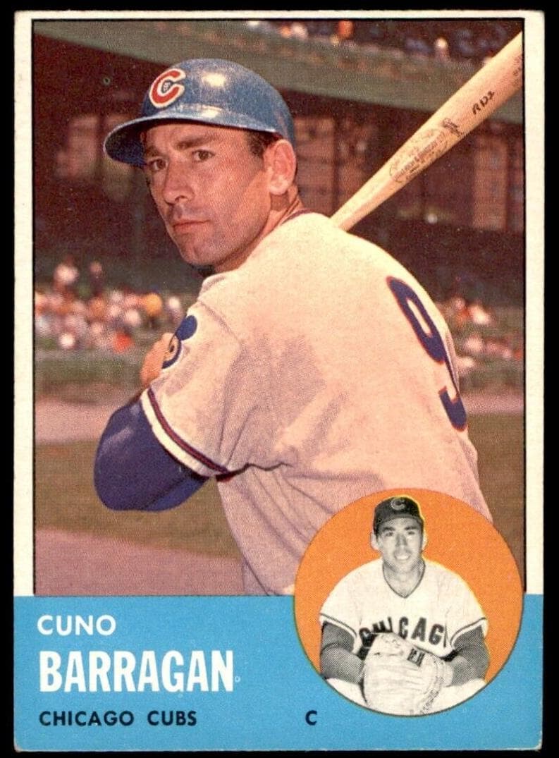 Cuno Barragan 1963 topps Topps