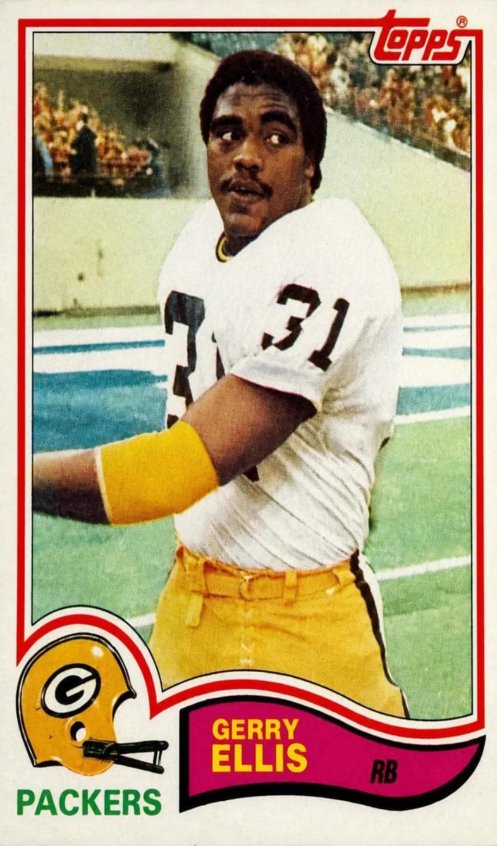 Gerry Ellis 1982 topps Topps
