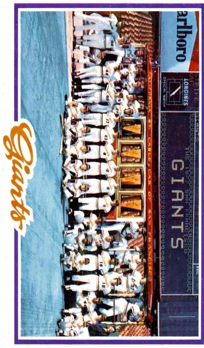 San Francisco Giants 1978 topps Topps