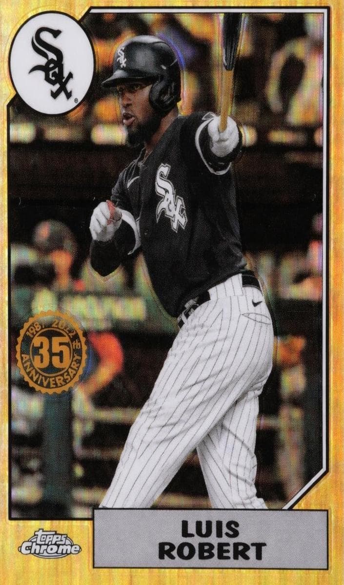 Luis Robert 2022 topps Topps Chrome