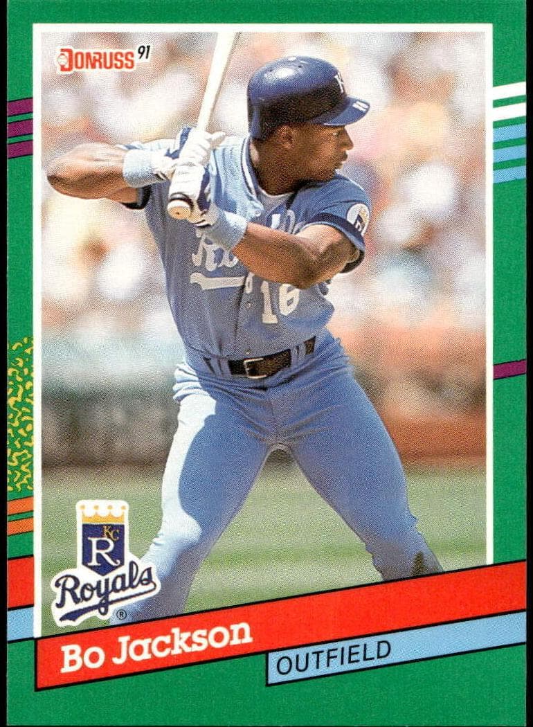 Bo Jackson 1991 panini Donruss