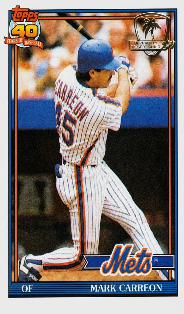 Mark Carreon 1991 topps Topps
