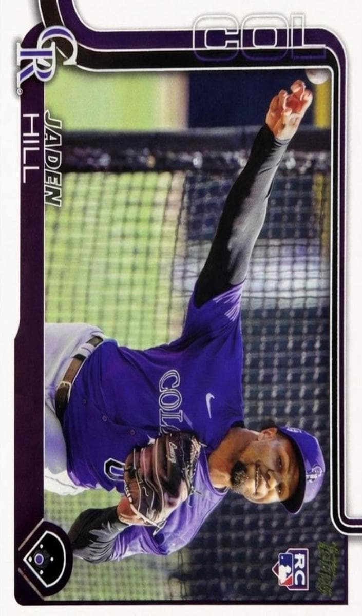 Jaden Hill trading card