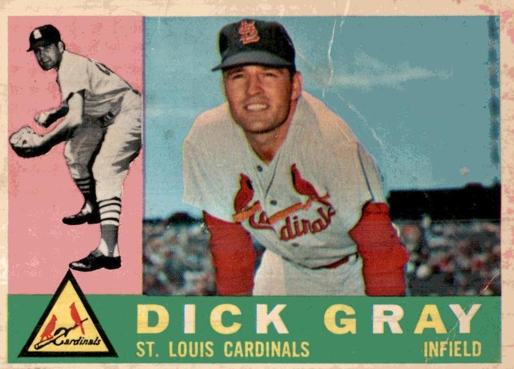 Dick Gray 1960 topps Topps