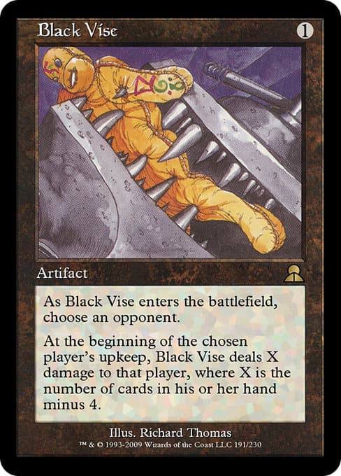 Black Vise 1994 Magic: The Gathering Revised