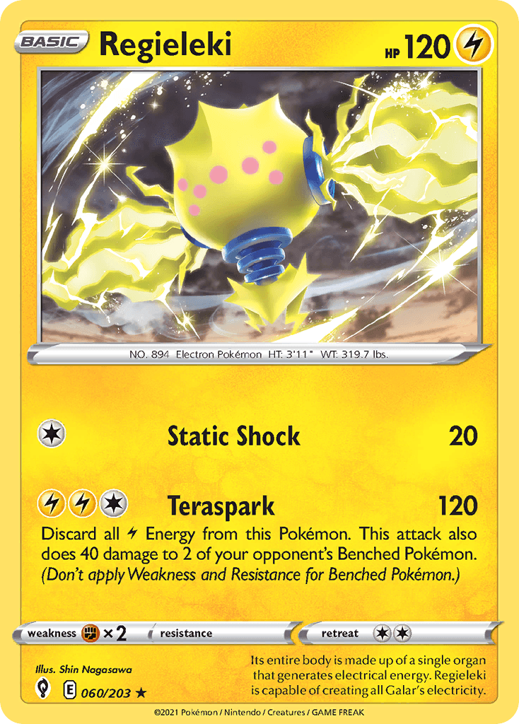 Regieleki 2021 Pokemon