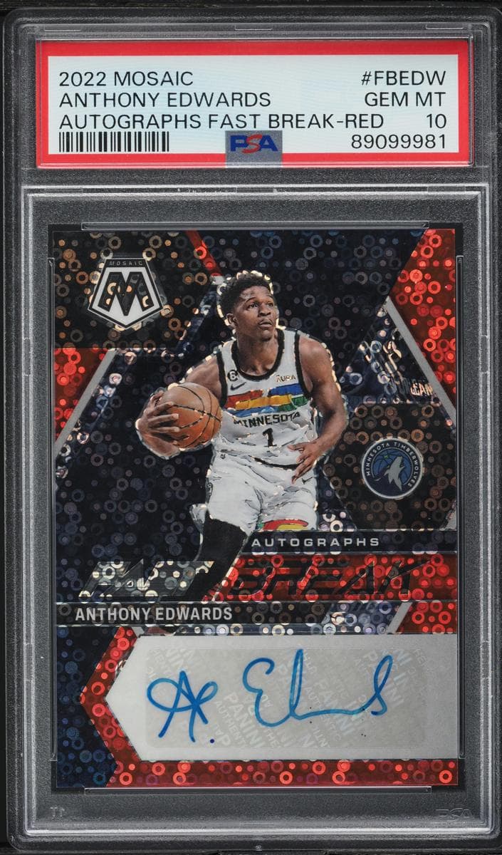 Anthony Edwards 2022 panini Panini Mosaic