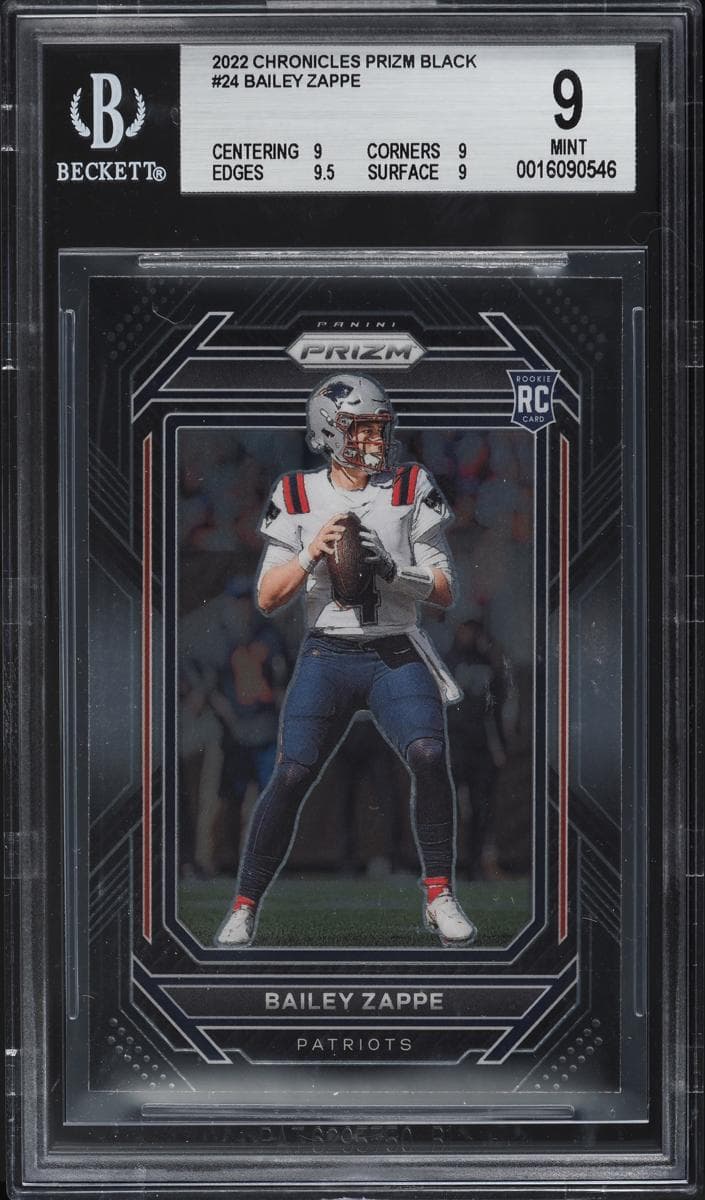 Bailey Zappe 2022 panini Panini Chronicles