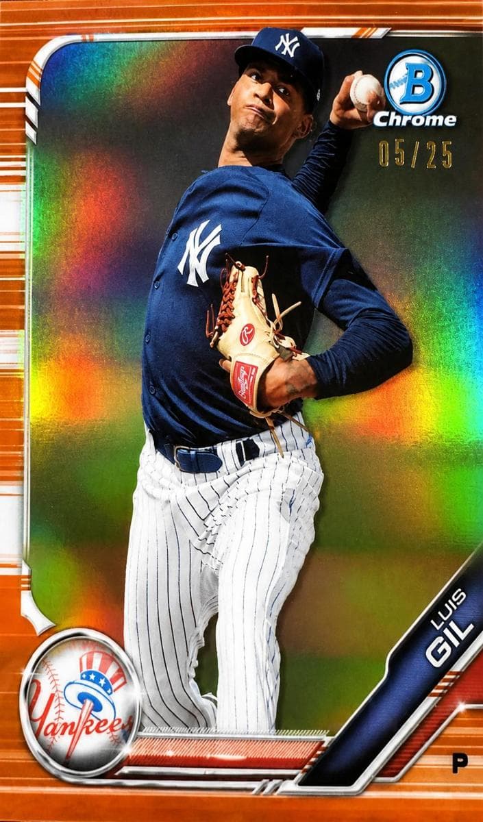 Luis Gil 2019 bowman Bowman Chrome