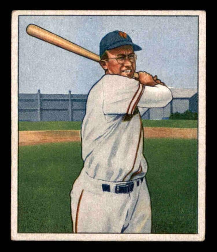 Bill Rigney 1950 bowman Bowman